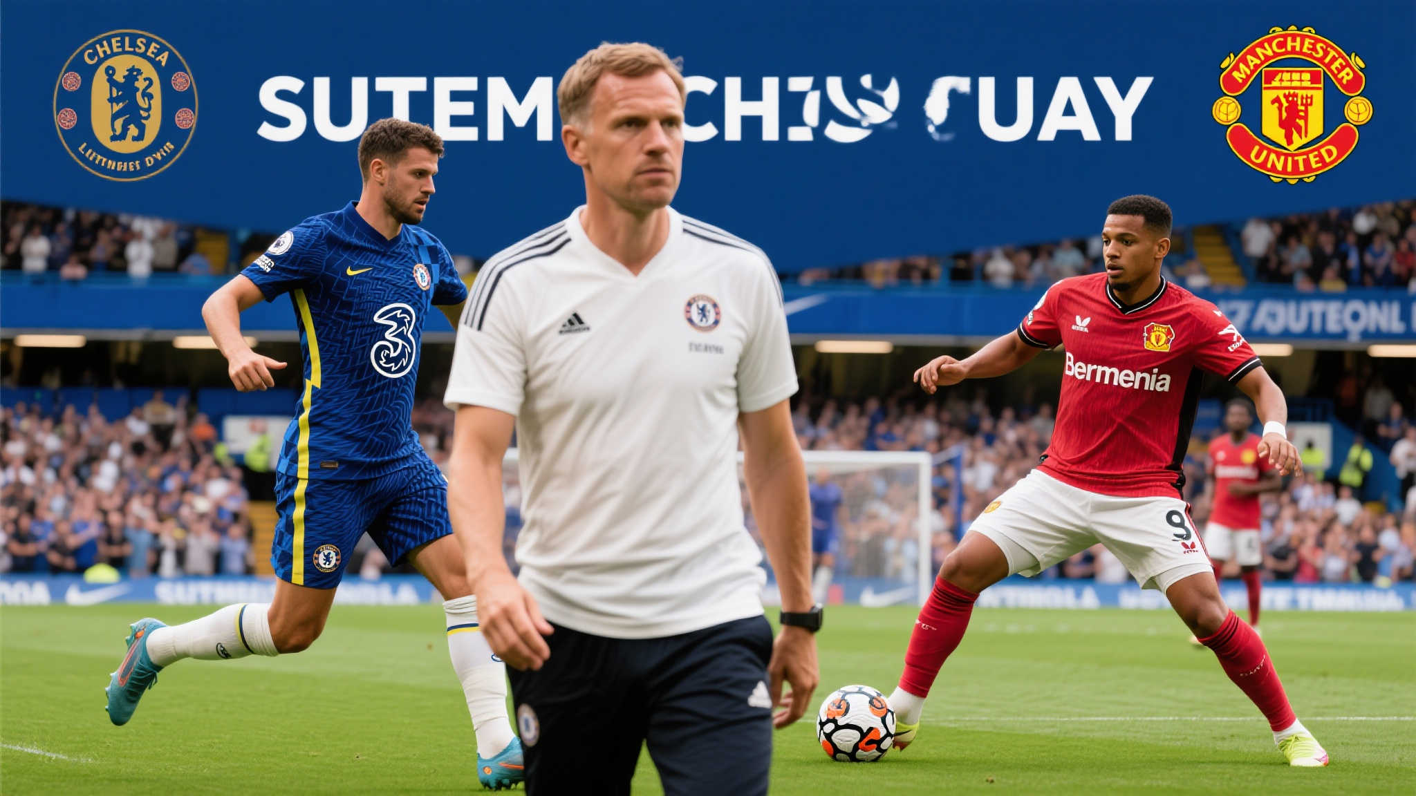 滕哈赫对阵蓝军！切尔西官宣：8月初迎战勒沃库森